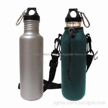 Wide mouth stainless steel sports water bottles, various sizes, colors and lids are available